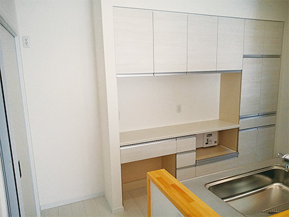 空間設計を見直し大幅な収納量アップ！