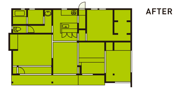 リフォーム後間取り